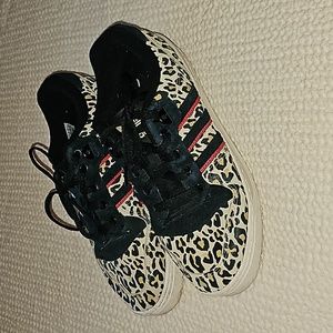 Adidas Rivalry Low Trainers Women's Leopard Print Sneakers